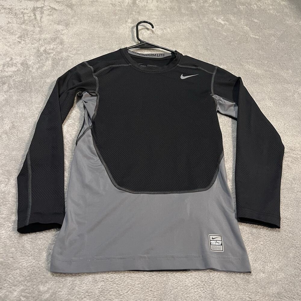 Nike Pro Combat Hyperwarm Lite Compression Shirt … - image 1